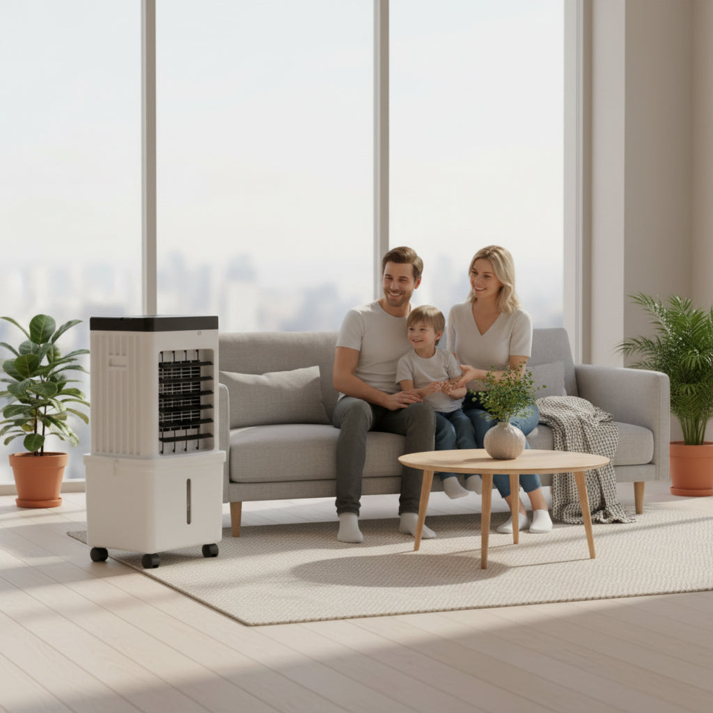 Rafraichisseur d'Air Silencieux 3-en-1 avec Purification - CoolNova