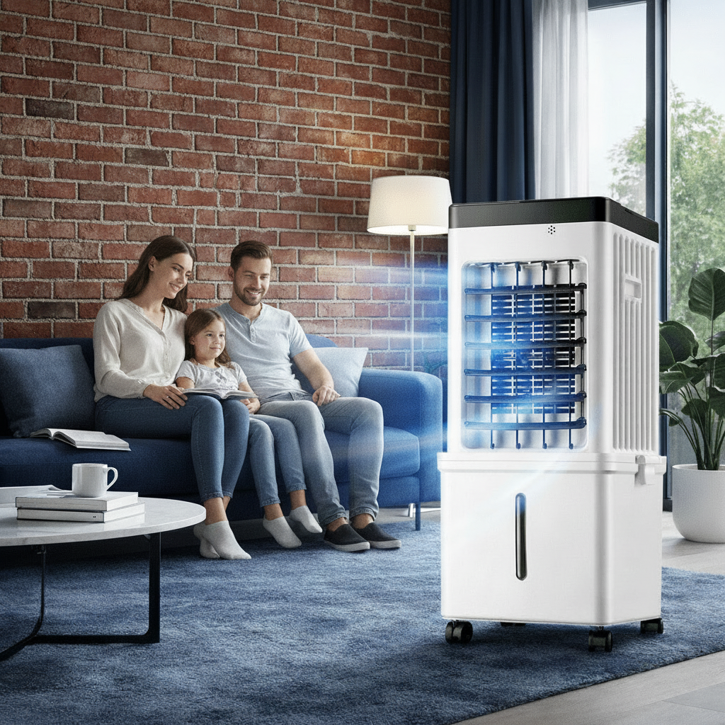 Rafraichisseur d'Air Silencieux 3-en-1 avec Purification - CoolNova