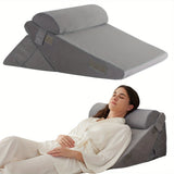 RelaxPlus - Oreiller Orthopédique Réglable 7 en 1 en Mousse à Mémoire