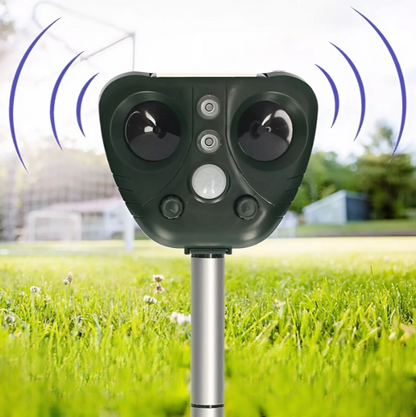 Répulsif à Oiseaux Ultrasonique Solaire - Protection Jardin Efficace