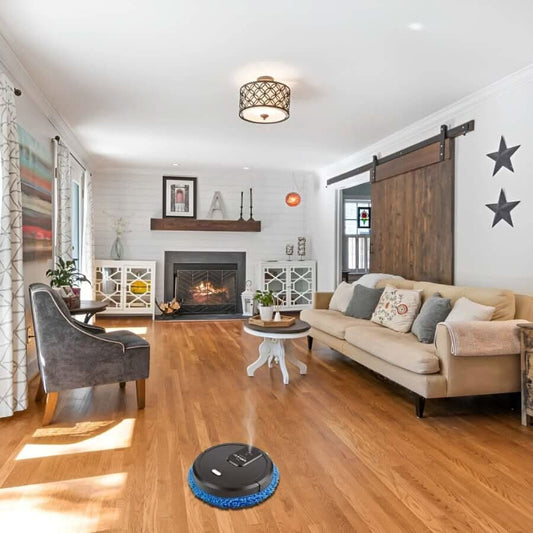 Robot Aspirapolvere Lavapavimenti Intelligente con Navigazione, Pulizia Silenziosa e Modalità Multiple