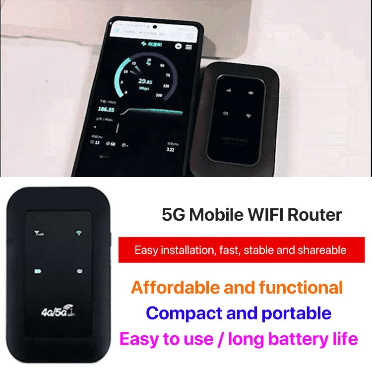 Router WiFi 5G Portatile - Internet Mobile Ultra-Veloce