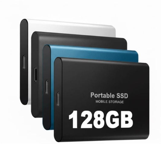 SSD esterno 128 GB USB-C ad alta velocità 1.050 MB/s - Disco rigido esterno SSD