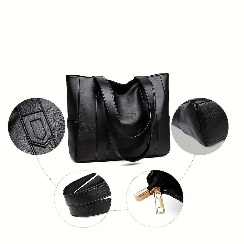 Borsa a Tracolla Donna in Vera Pelle - Eleganza Retrò e Praticità
