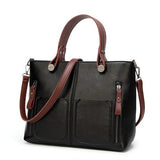 Borsa a Tracolla da Donna in Pelle Vintage Elegante Fatta a Mano