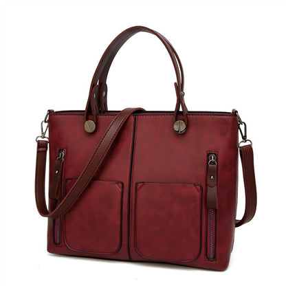 Sac Bandoulière Femme en Cuir Vintage Élégant Fait à la Main