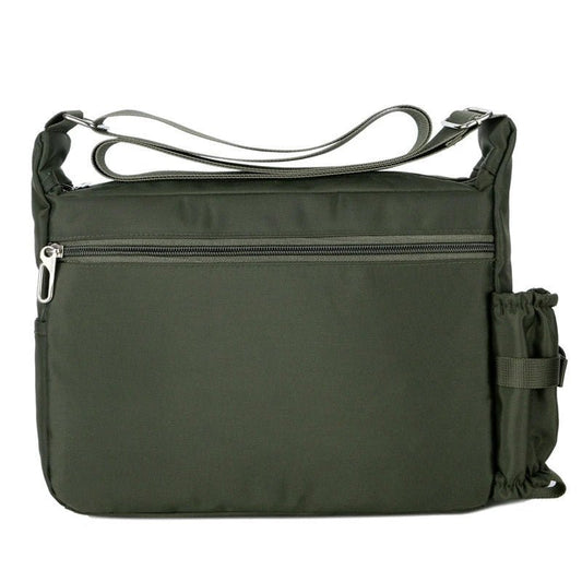 Borsa Messenger Minimalista con Portaborraccia e Tasche