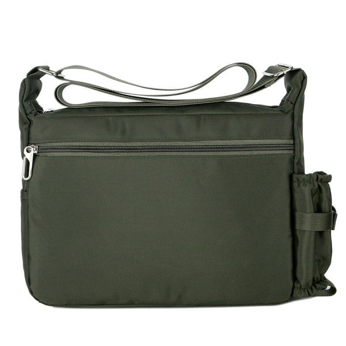 Sac Messager Minimaliste avec Porte-Bouteille et Poches