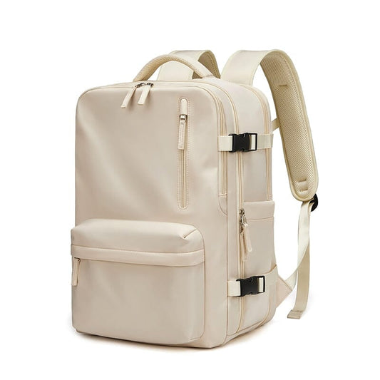 Zaino da donna JQMEI - Borsa per laptop da 16" con caricatore USB e spallacci imbottiti