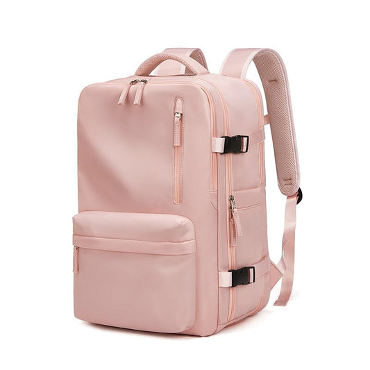 Zaino da donna JQMEI - Borsa per laptop da 16" con caricatore USB e spallacci imbottiti