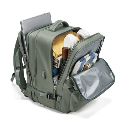 Sac à Dos Femme JQMEI - Sac à Ordinateur 16 avec Chargeur USB et Bretelles Rembourrées