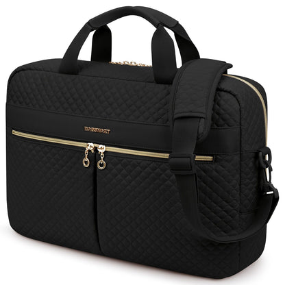 Sac fourre-tout en cuir PU 17 pouces pour ordinateur portable
