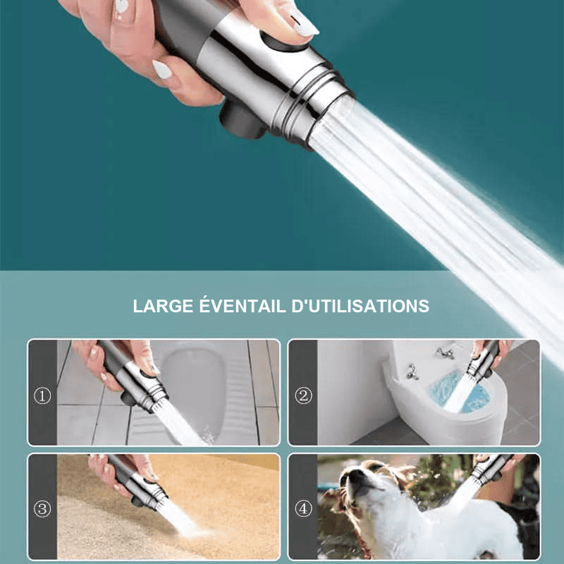 Soffione Doccia Filtrante ad Alta Pressione con Getto Potente