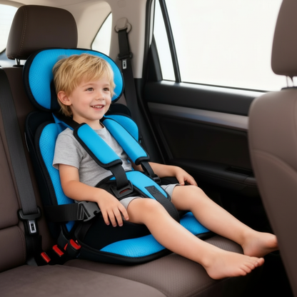 Siège Rehausseur Voiture Portable Pliable Avec Harnais 5 Points