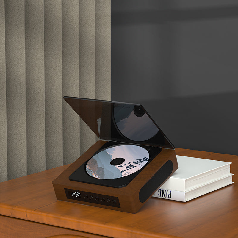 SoundEra - Lecteur CD Rétro Bluetooth avec Radio FM