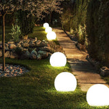 SphereBright - Lampada Sferica da Giardino Resistente alle Intemperie con Telecomando e 16 Colori