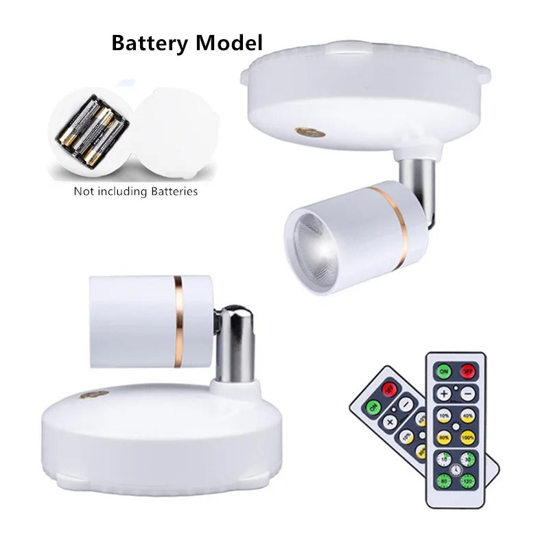 SpotLight - Projecteur LED sans fil avec télécommande
