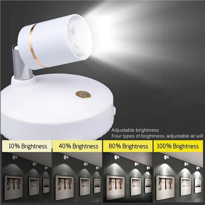SpotLight - Projecteur LED sans fil avec télécommande
