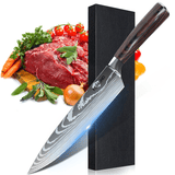 SteelSlice - Set de Couteaux de Cuisine Professionnels en Acier Inoxydable