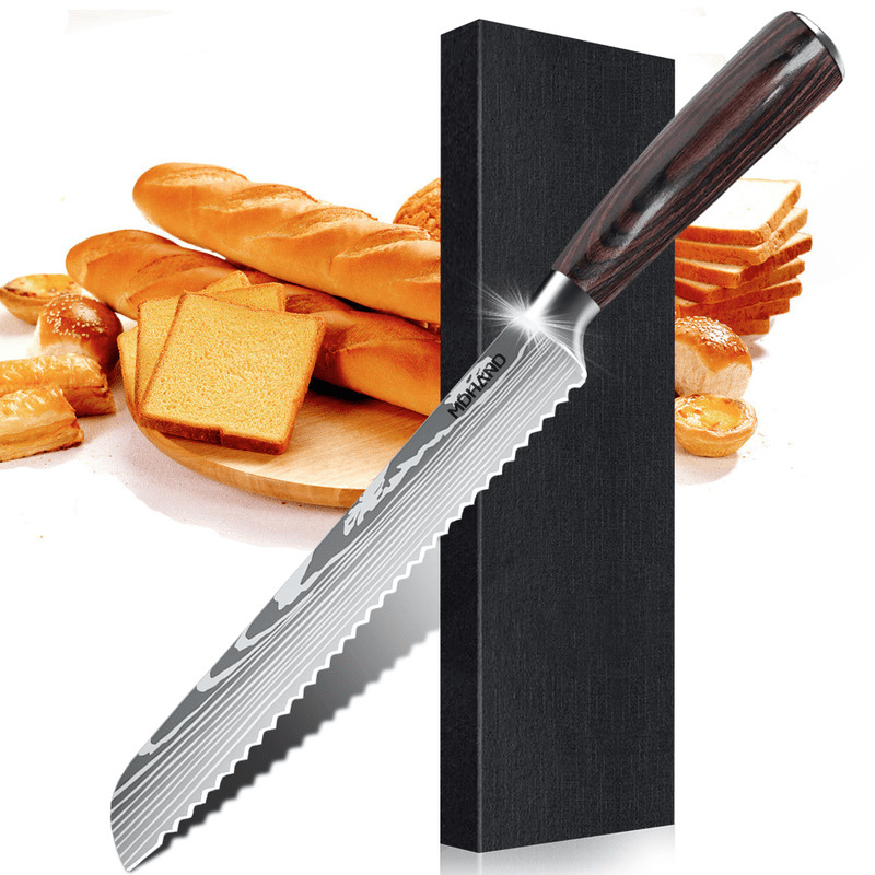 SteelSlice - Set de Couteaux de Cuisine Professionnels en Acier Inoxydable