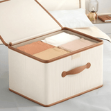 Storix - Elegante scatola portaoggetti pieghevole con coperchio