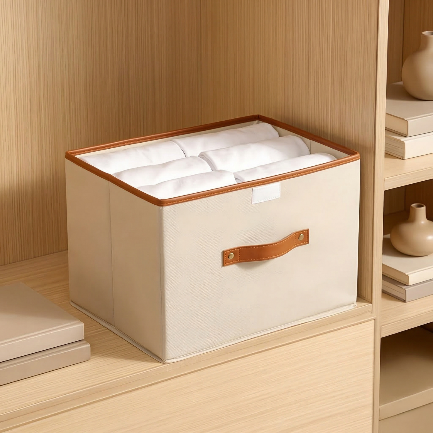 Storix - Boîte de rangement pliable élégante avec couvercle