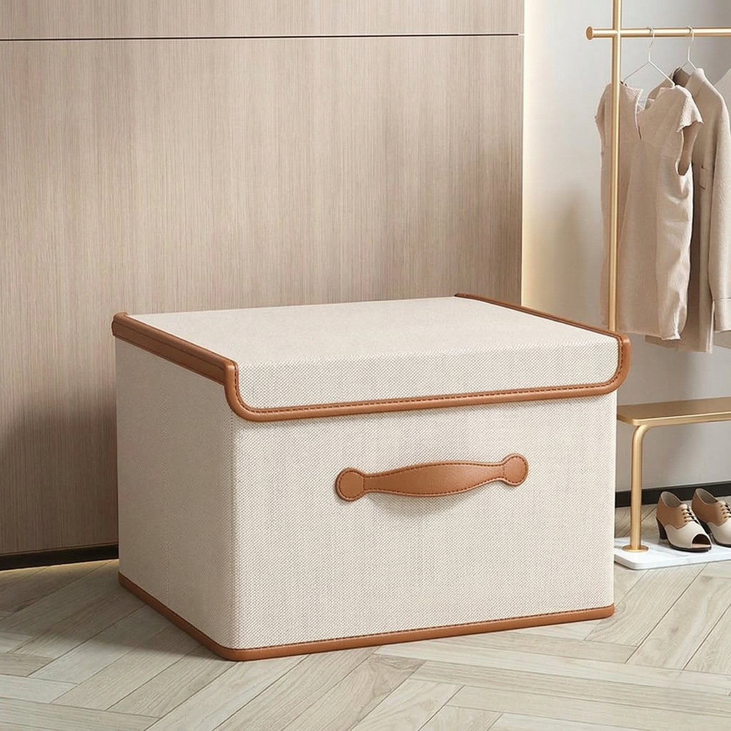 Storix - Boîte de rangement pliable élégante avec couvercle