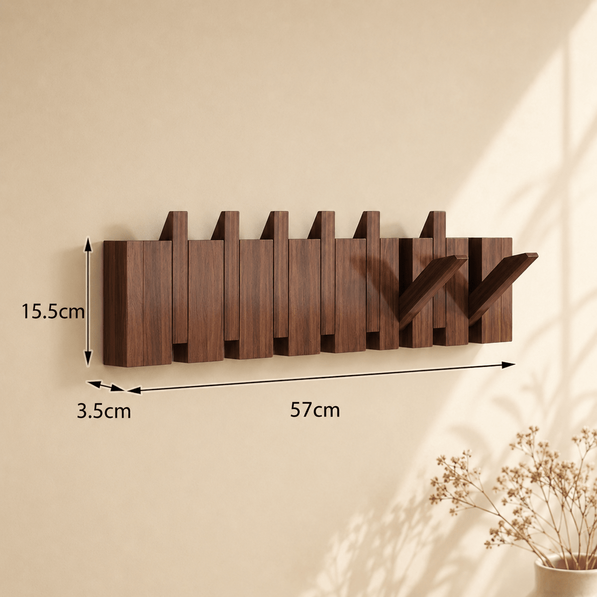 Support Mural en Bois pour Piano - Rangement Pratique et Élégant