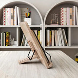 Support de Livre en Bois - Support de Lecture Réglable et Pliable
