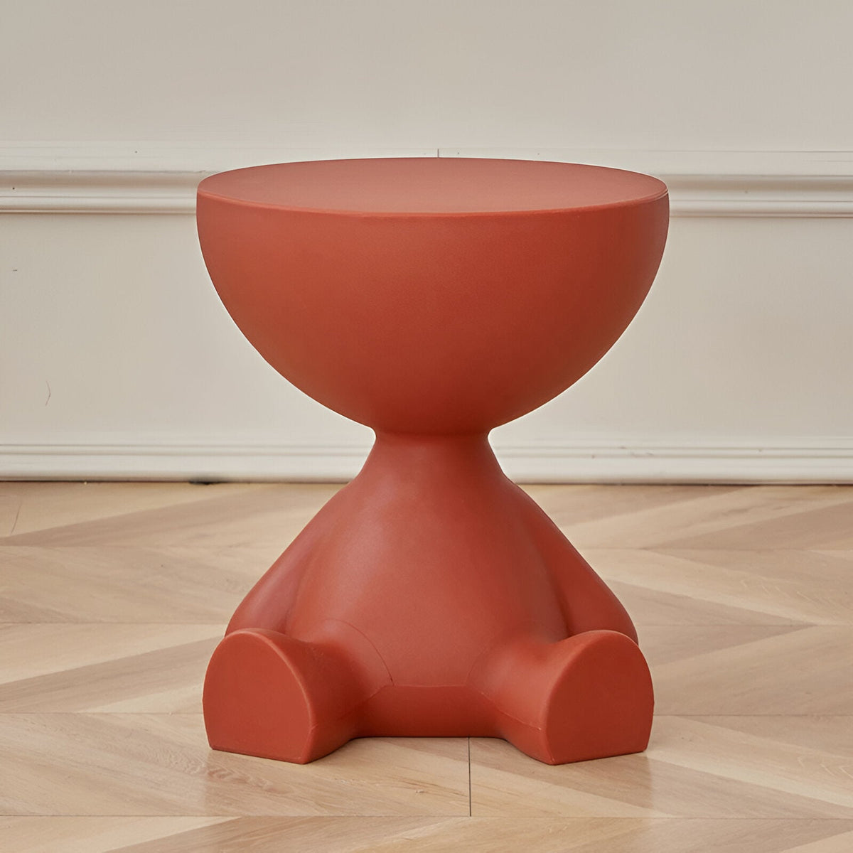 Table Basse Ronde en Plastique - Design Élégant et Fonctionnel