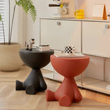 Table Basse Ronde en Plastique - Design Élégant et Fonctionnel