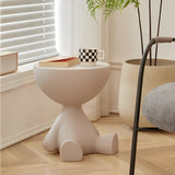 Table Basse Ronde en Plastique - Design Élégant et Fonctionnel