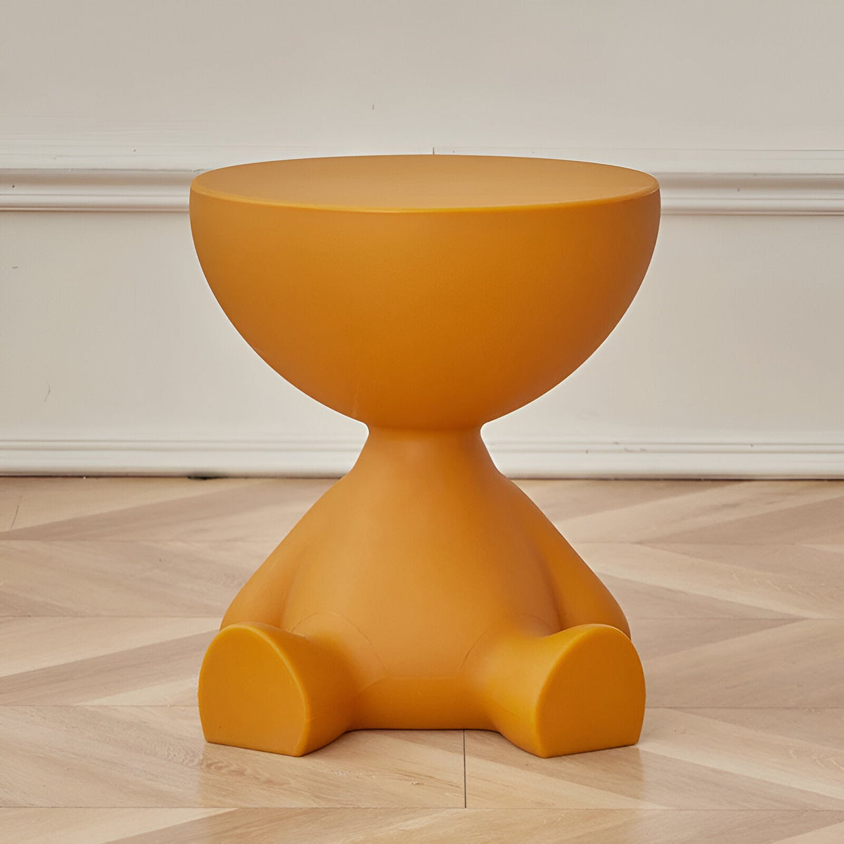 Table Basse Ronde en Plastique - Design Élégant et Fonctionnel