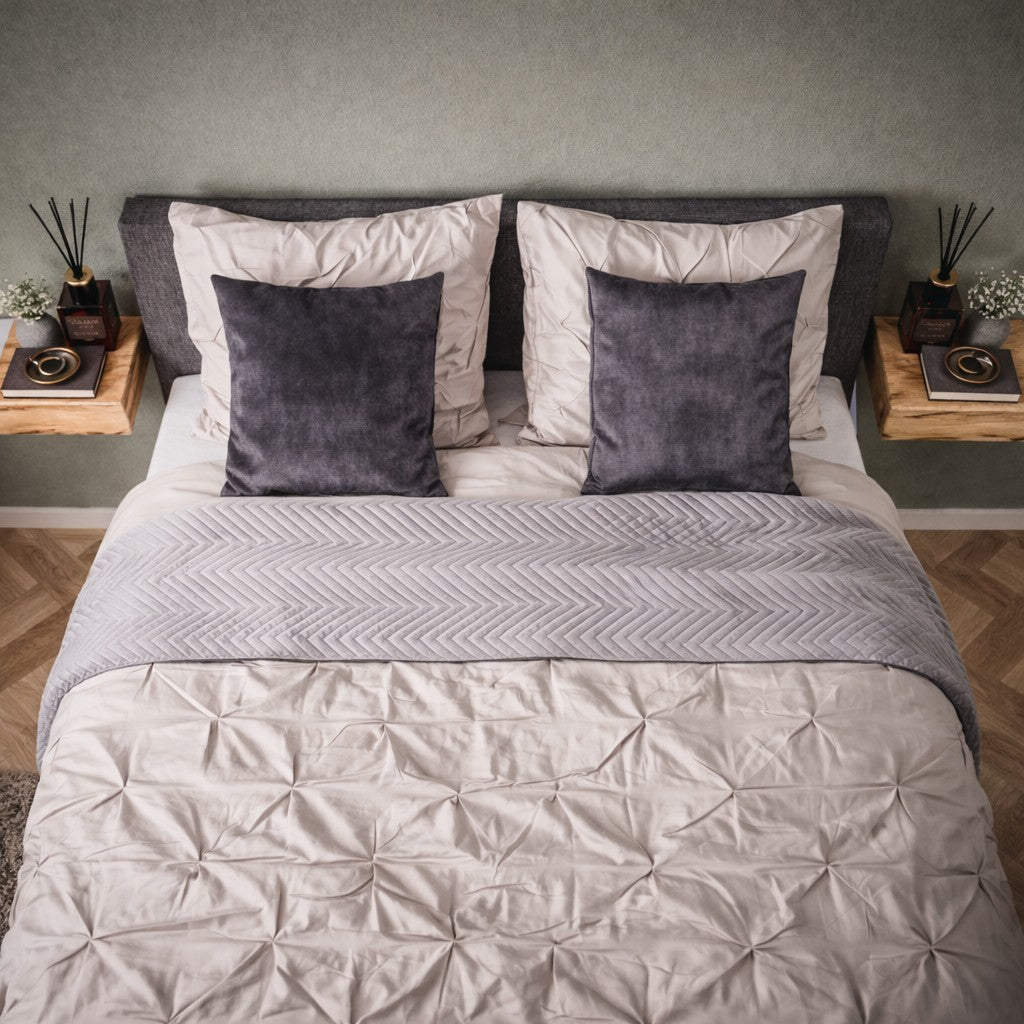 Comodini Sospesi in Legno di Acacia - Design Compatto ed Elegante