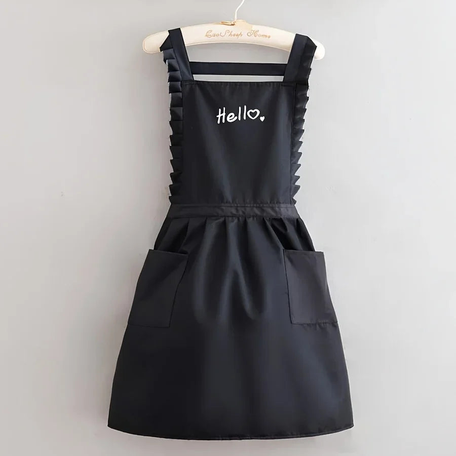 Tablier de Cuisine Imperméable Élégant pour Femmes - Design Floral
