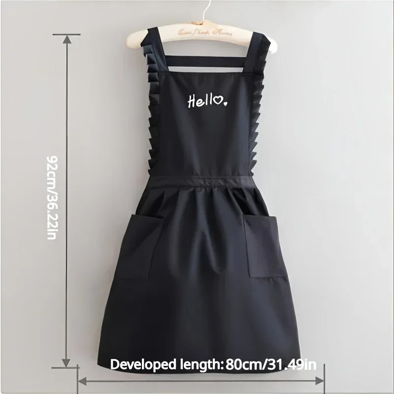 Tablier de Cuisine Imperméable Élégant pour Femmes - Design Floral