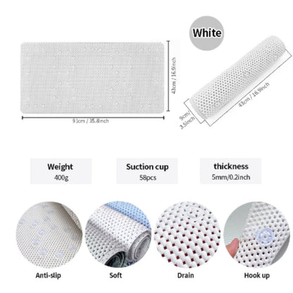 Tapis de Bain Antidérapant Luxe avec Ventouses Puissantes