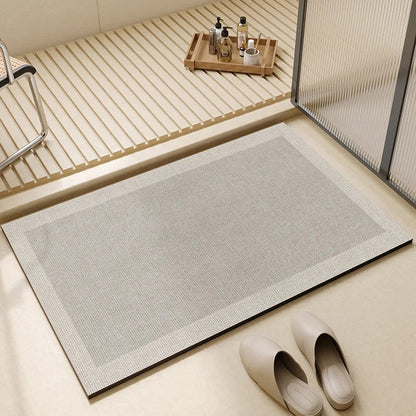 Tapis de Bain Antidérapant Super Absorbant à Séchage Rapide - Tapis Salle de Bain Moderne