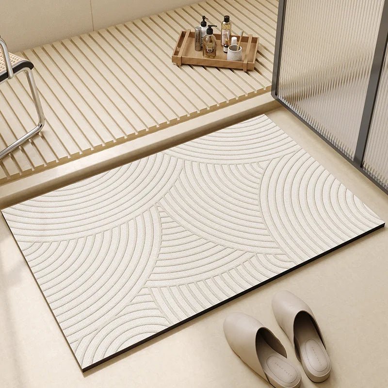 Tappeto da Bagno Antiscivolo Super Assorbente ad Asciugatura Rapida - Tappeto Bagno Moderno