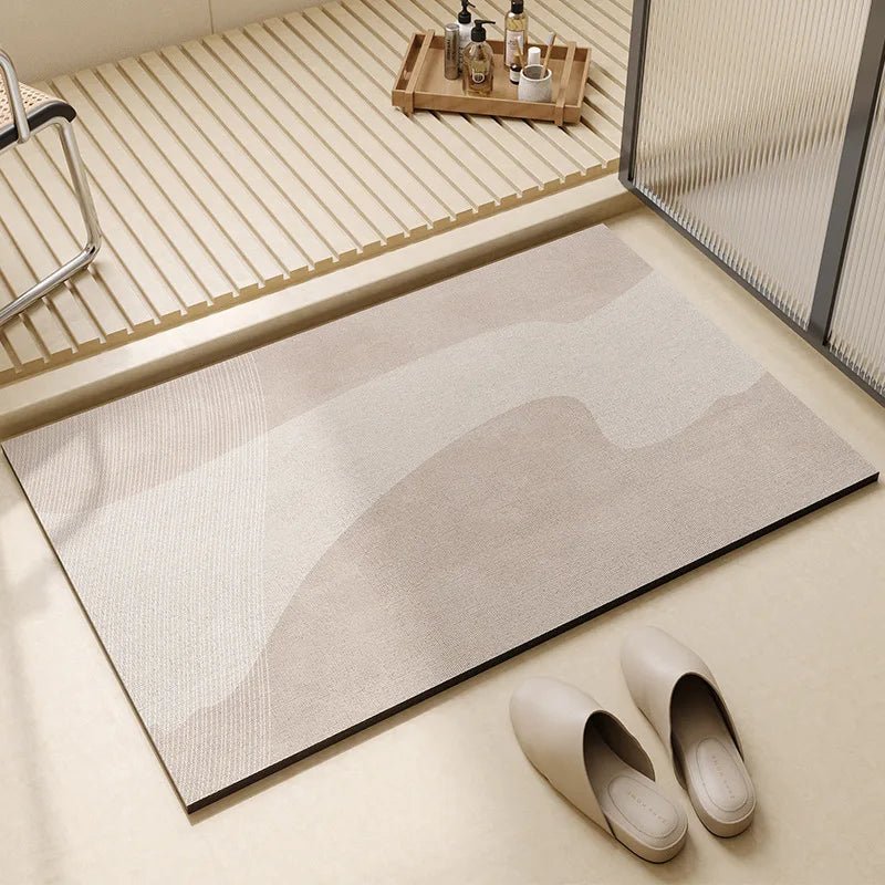 Tappeto da Bagno Antiscivolo Super Assorbente ad Asciugatura Rapida - Tappeto Bagno Moderno