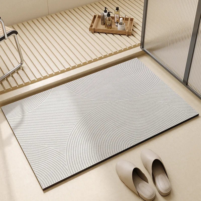 Tappeto da Bagno Antiscivolo Super Assorbente ad Asciugatura Rapida - Tappeto Bagno Moderno