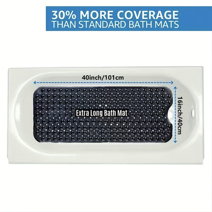 Tapis de Bain Antidérapant XL pour Douche et Baignoire - Sécurité Maximale