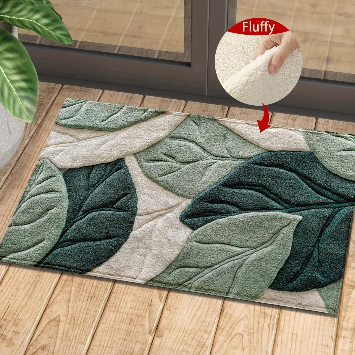 Tapis de Bain Antidérapant en Microfibre - Doux et Absorbant
