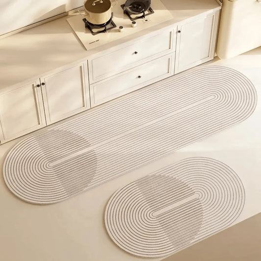 Tapis de Cuisine Antidérapant Absorbant LuxéMat 60 x 40 cm