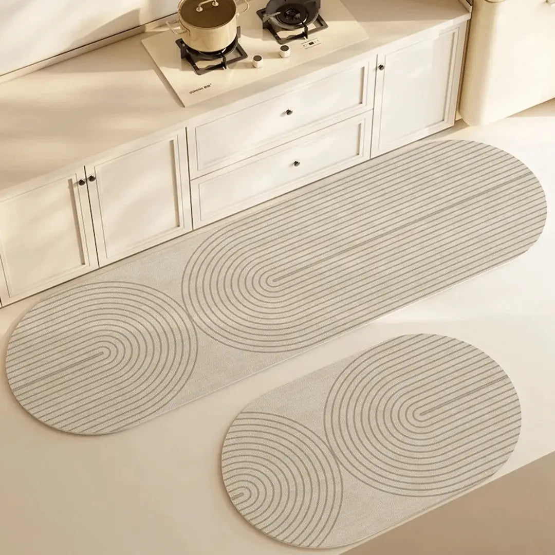 Tapis de Cuisine Antidérapant Absorbant LuxéMat 60 x 40 cm