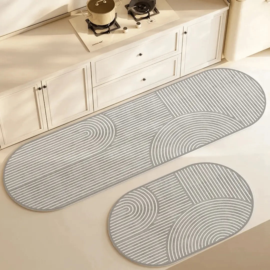 Tapis de Cuisine Antidérapant Absorbant LuxéMat 60 x 40 cm