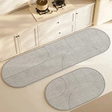 Tapis de Cuisine Antidérapant Absorbant LuxéMat 60 x 40 cm