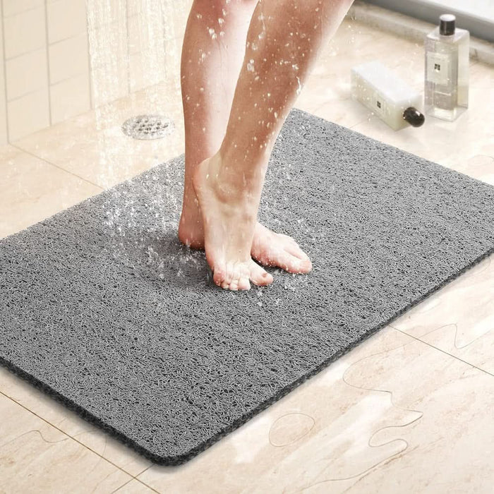 Tapis de Douche Antidérapant AQUALUXE avec Drainage Hygiénique