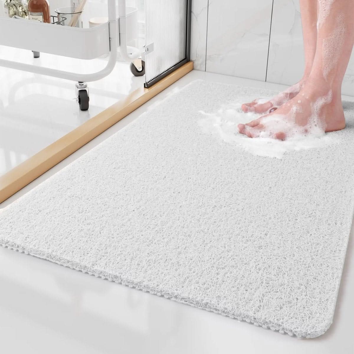 Tappeto da Doccia Antiscivolo AQUALUXE con Drenaggio Igienico