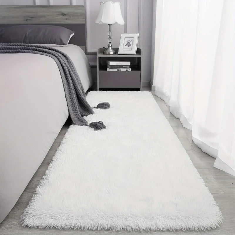 Tapis en fausse fourrure ultra doux et lavable - Confort et sécurité